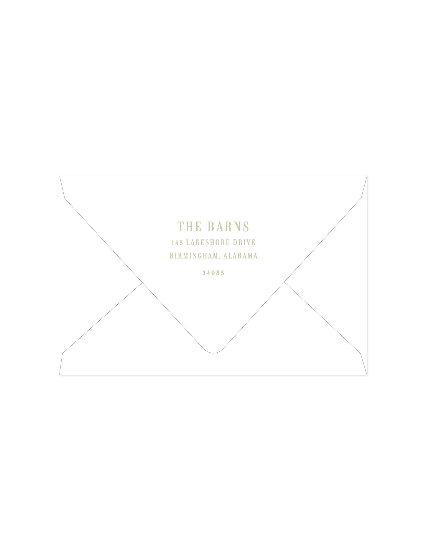 Christmas Manor Green Return Address