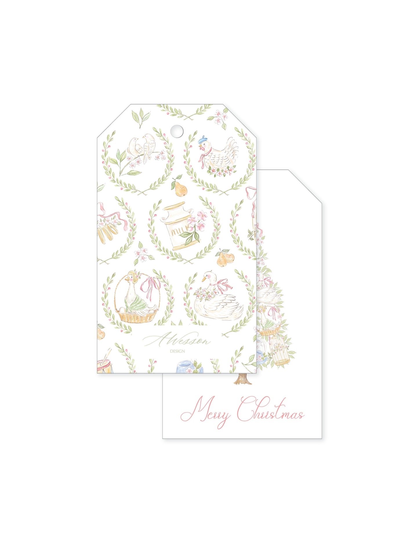 Partridge and Pears Tree Tag