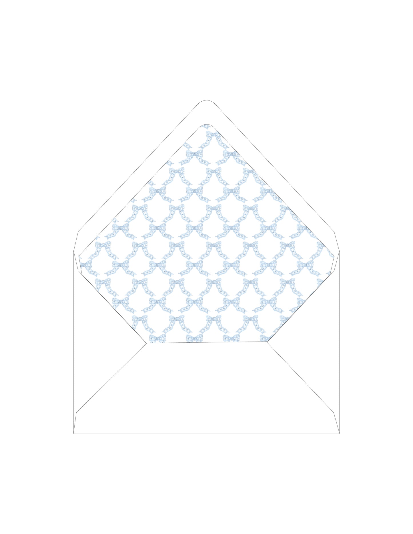 Chinoiserie Blue Bow Liner