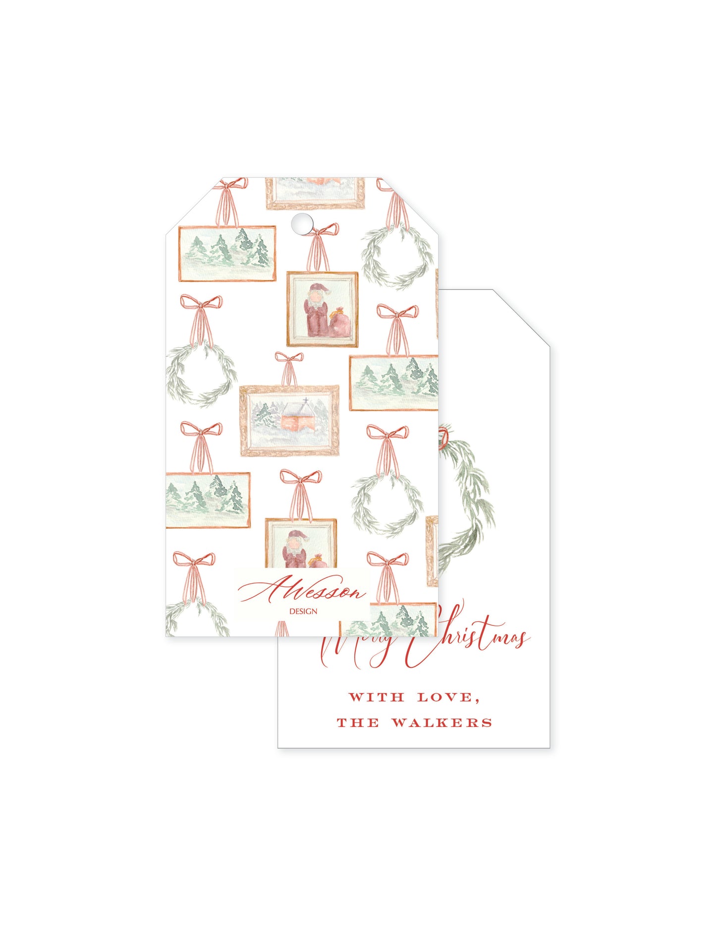 Classic Christmas Tag