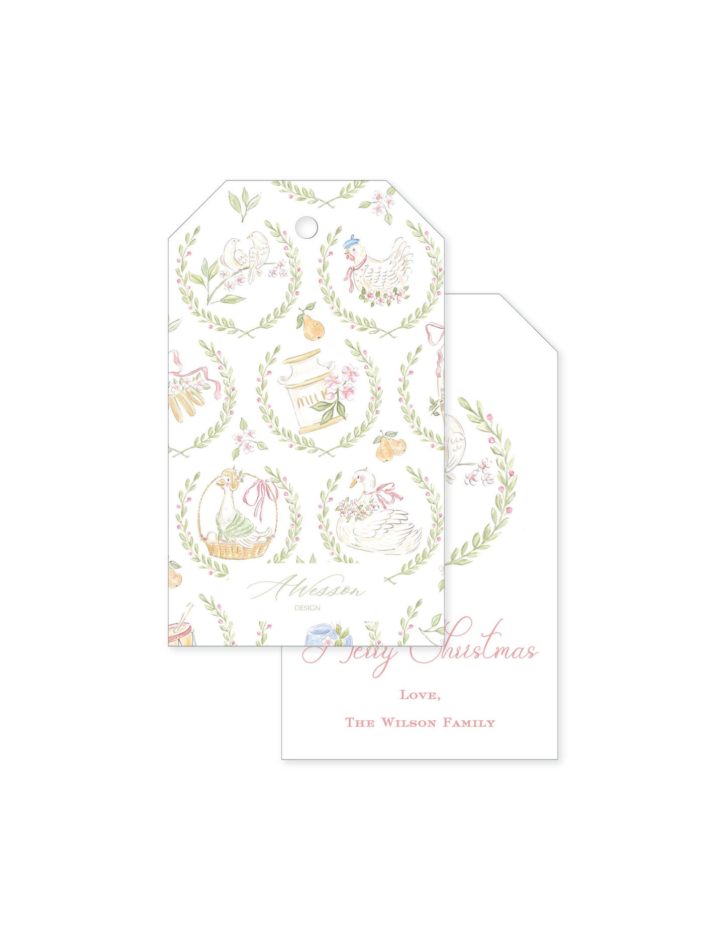 Partridge and Pears Partridge Tag