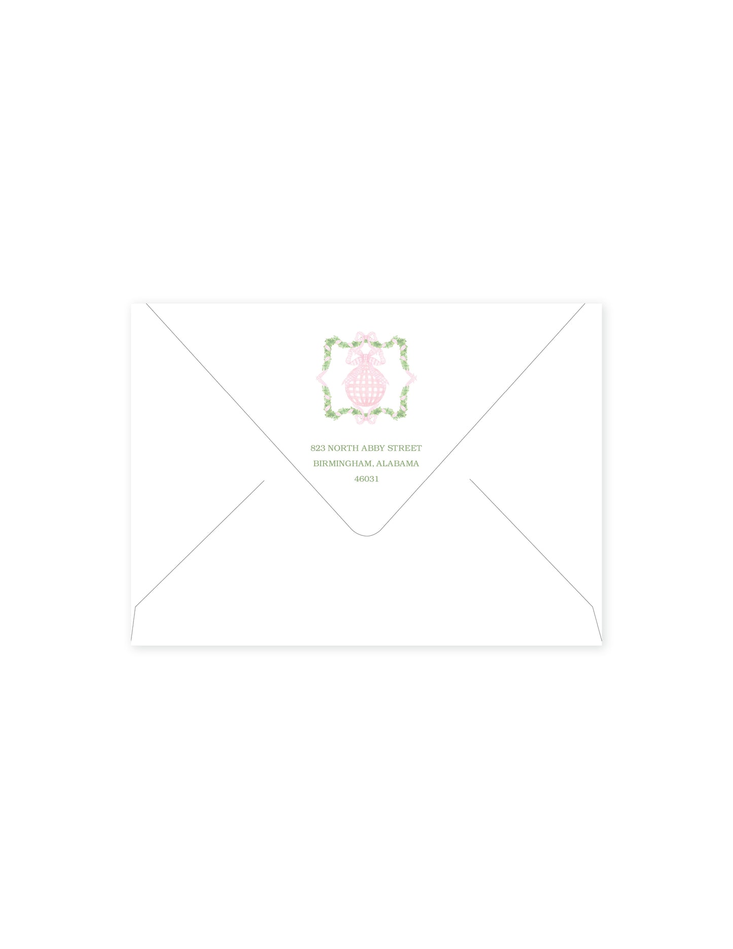 Carolina Christmas Ornament Return Address