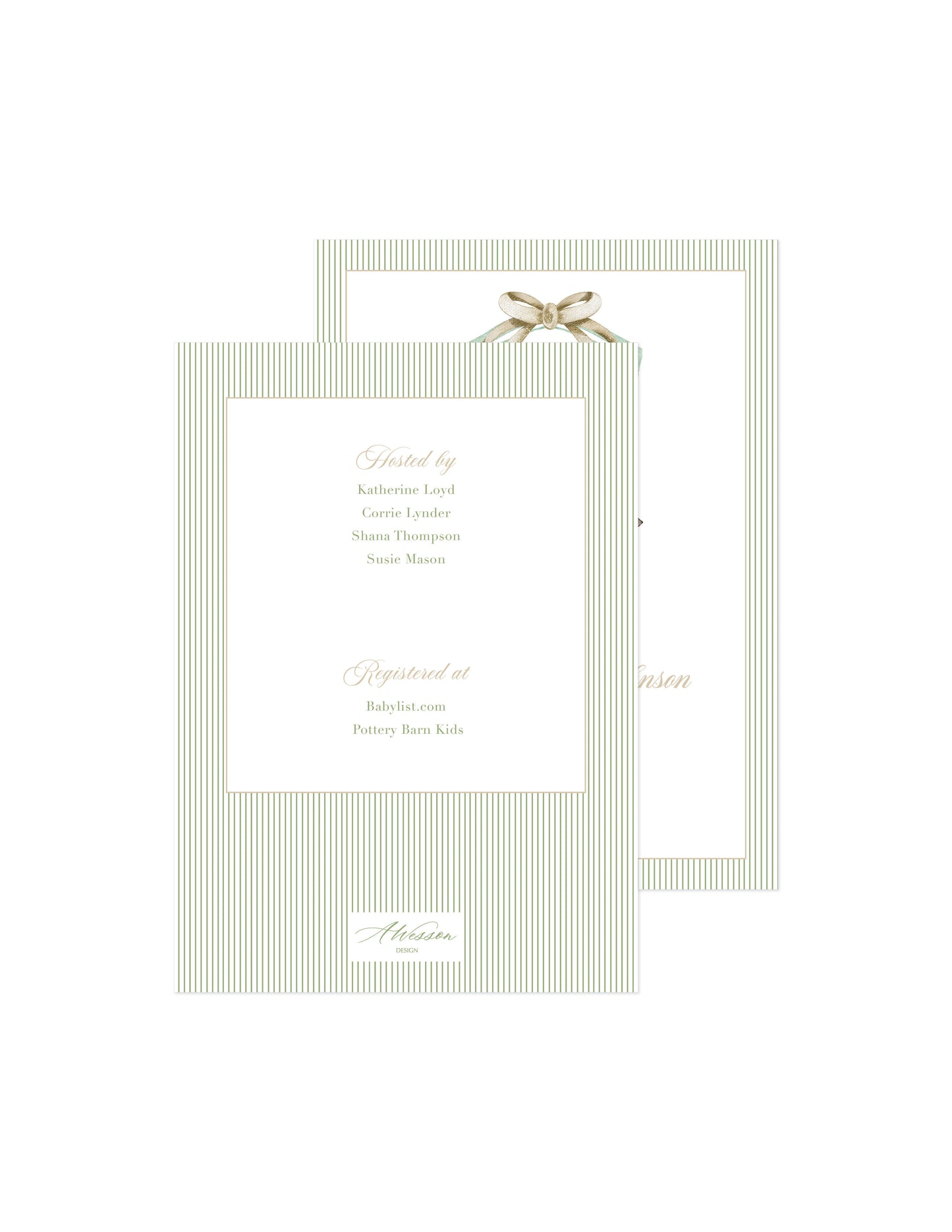 Mallard Crest Baby Shower Invite