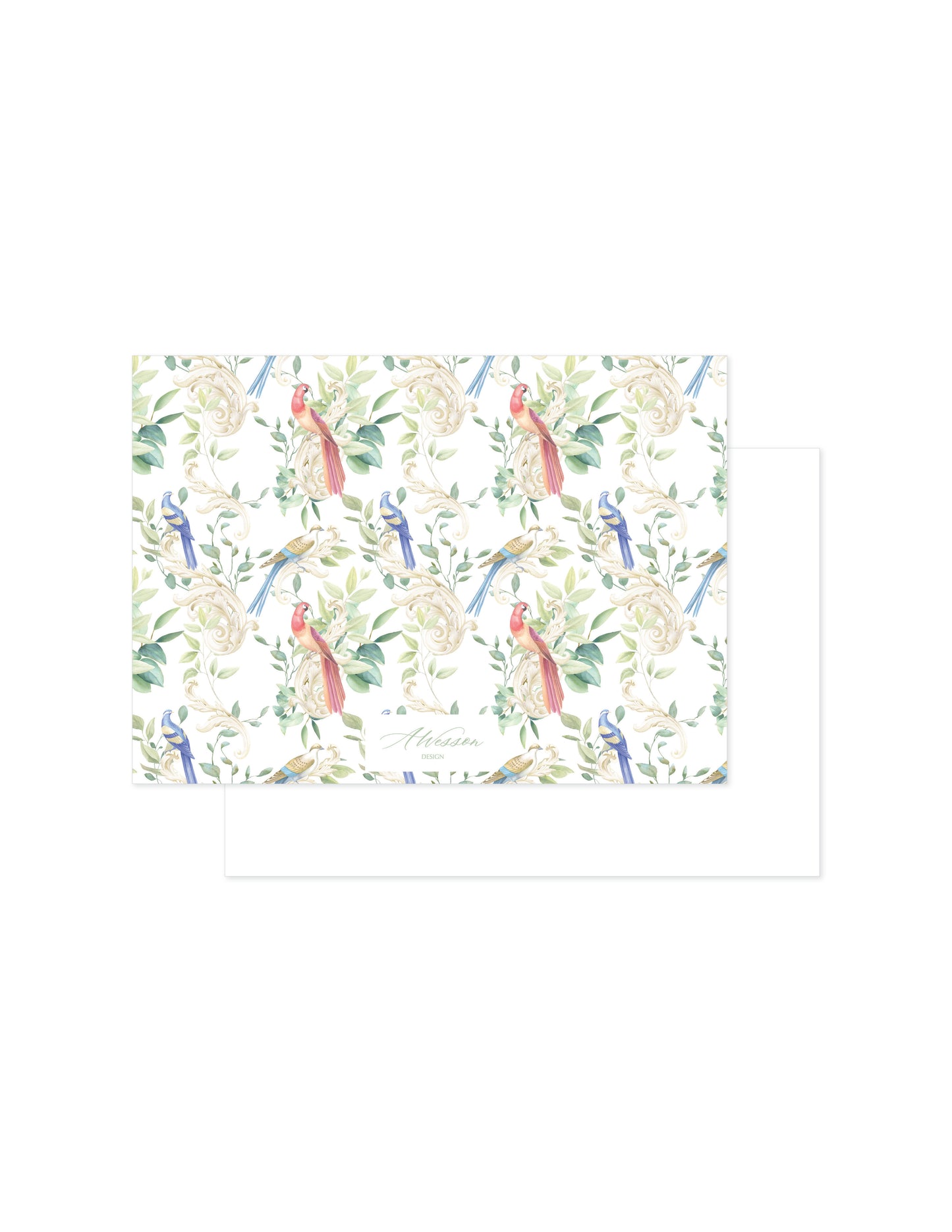 Ornate Gold Crest Notecard