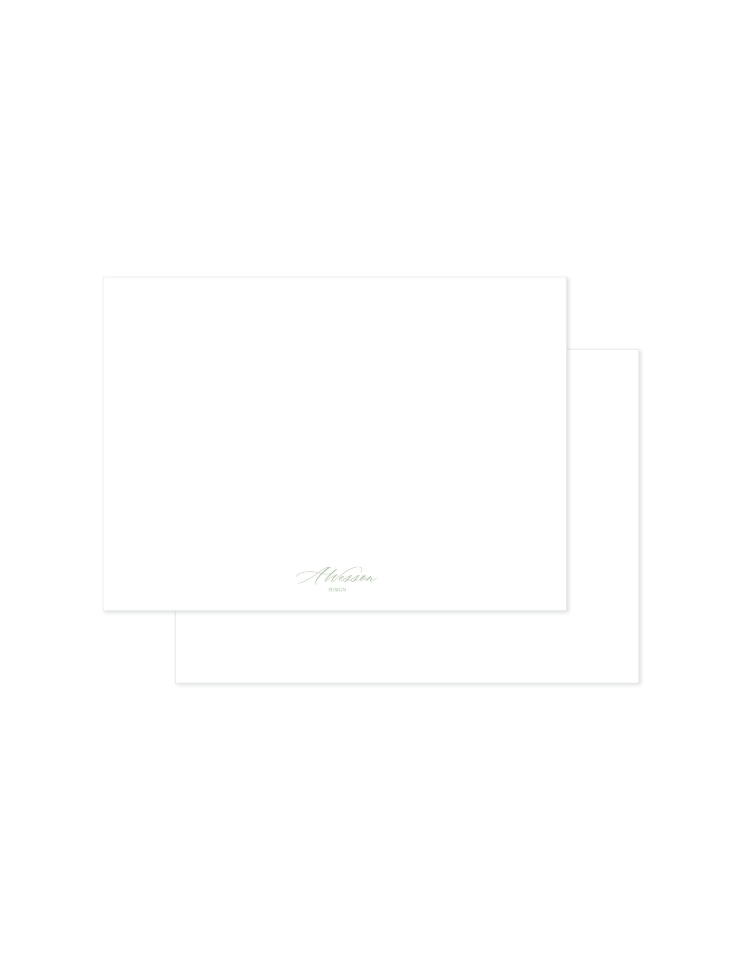 Ornate Gold Crest Notecard