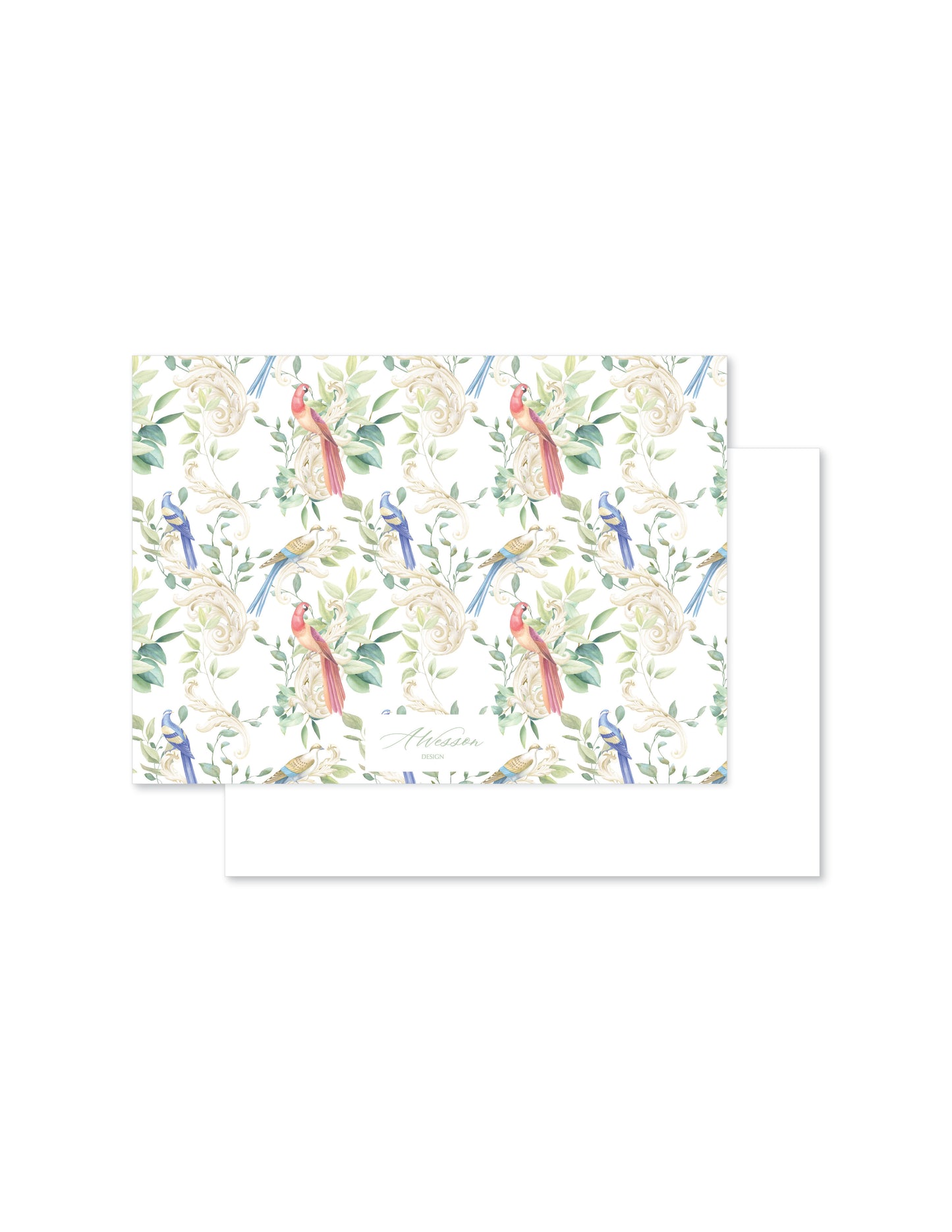 Ornate Gold Crest Notecard