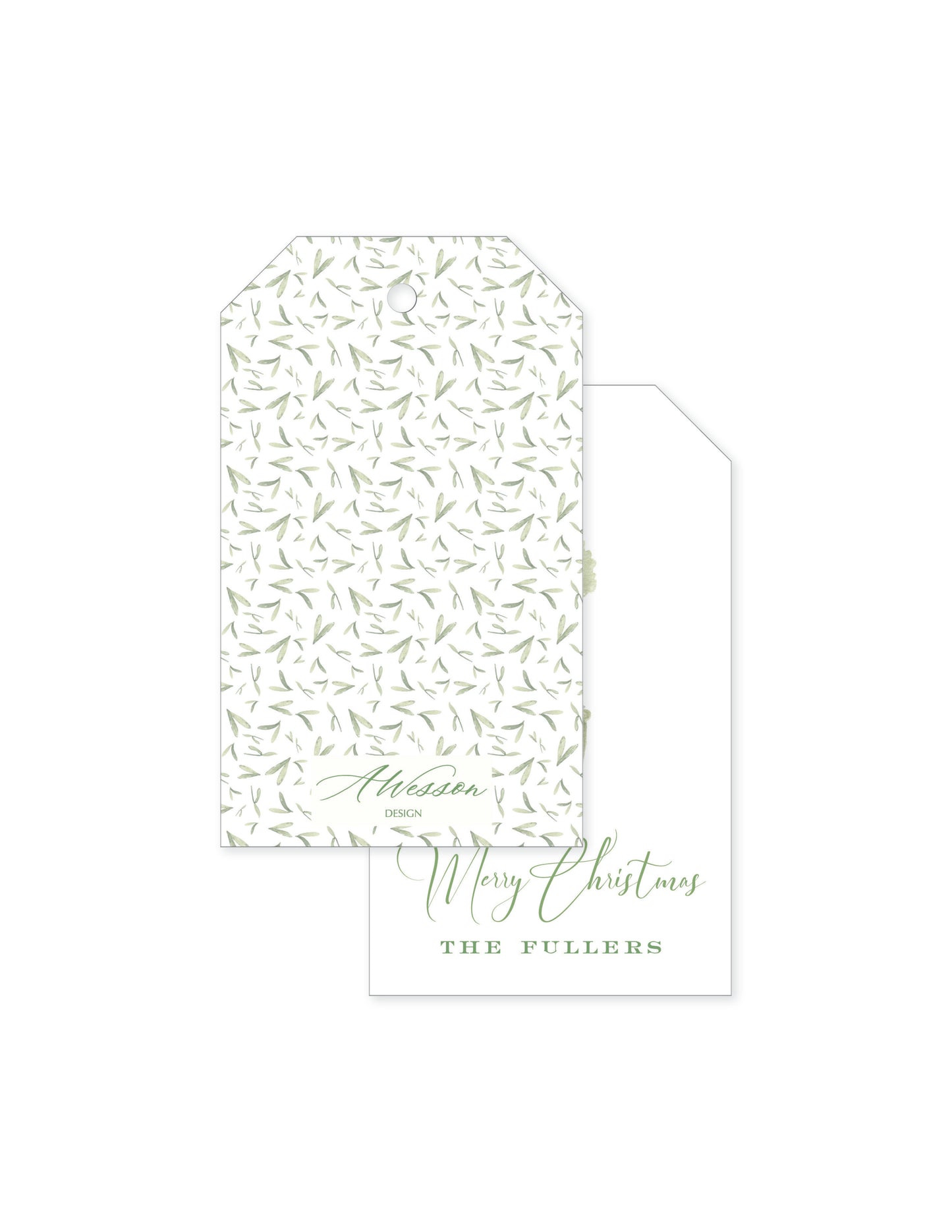 Olive Topiary Classic Tag