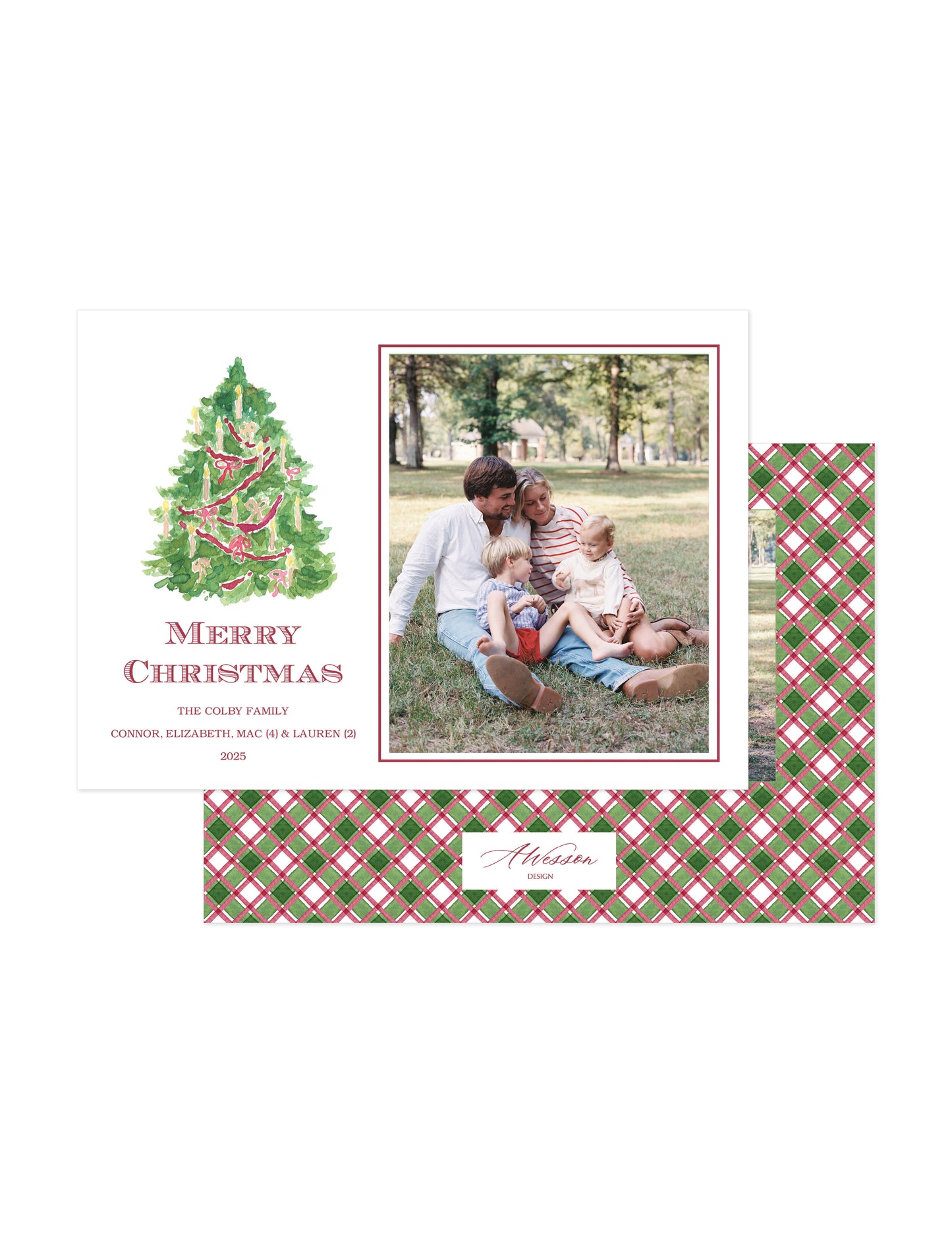 Burgundy Christmas Tree