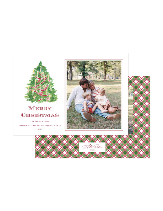 Burgundy Christmas Tree