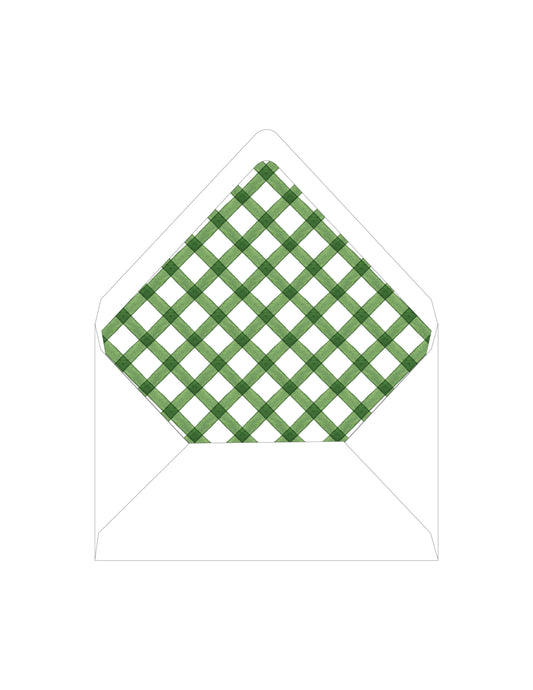 Burgundy Christmas Green Liner