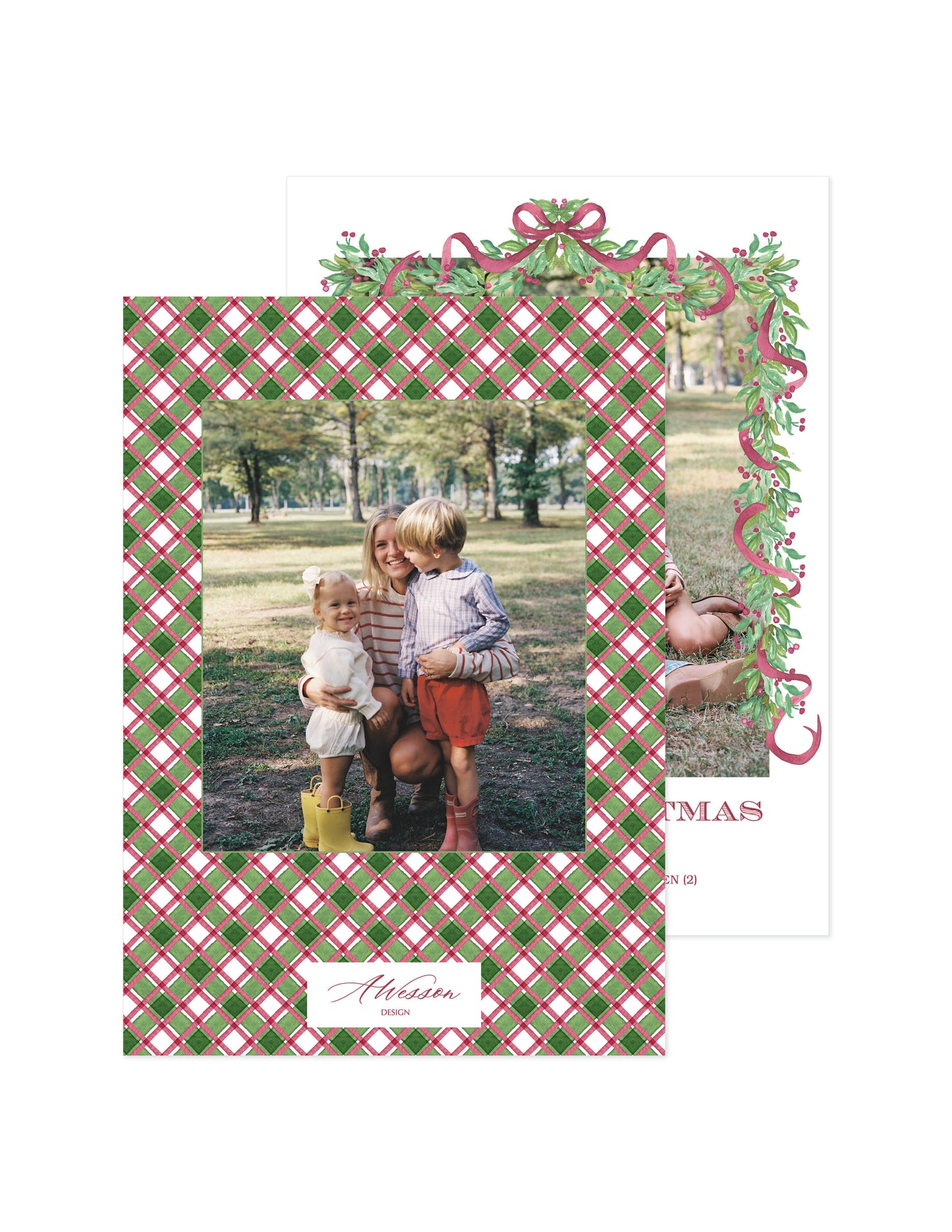 Burgundy Christmas Garland