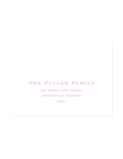 Recipient Address Printing Option Three