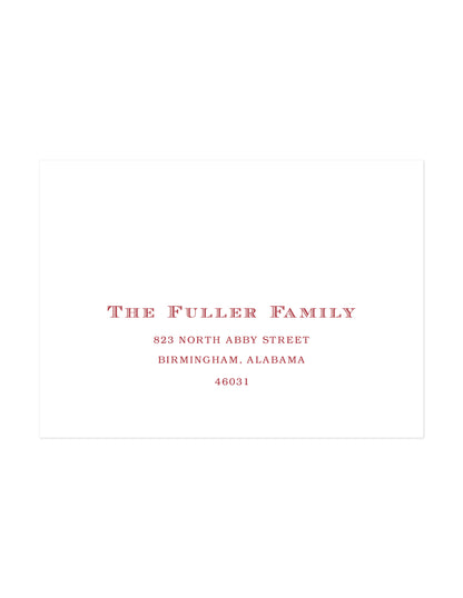 Recipient Address Printing Option Three