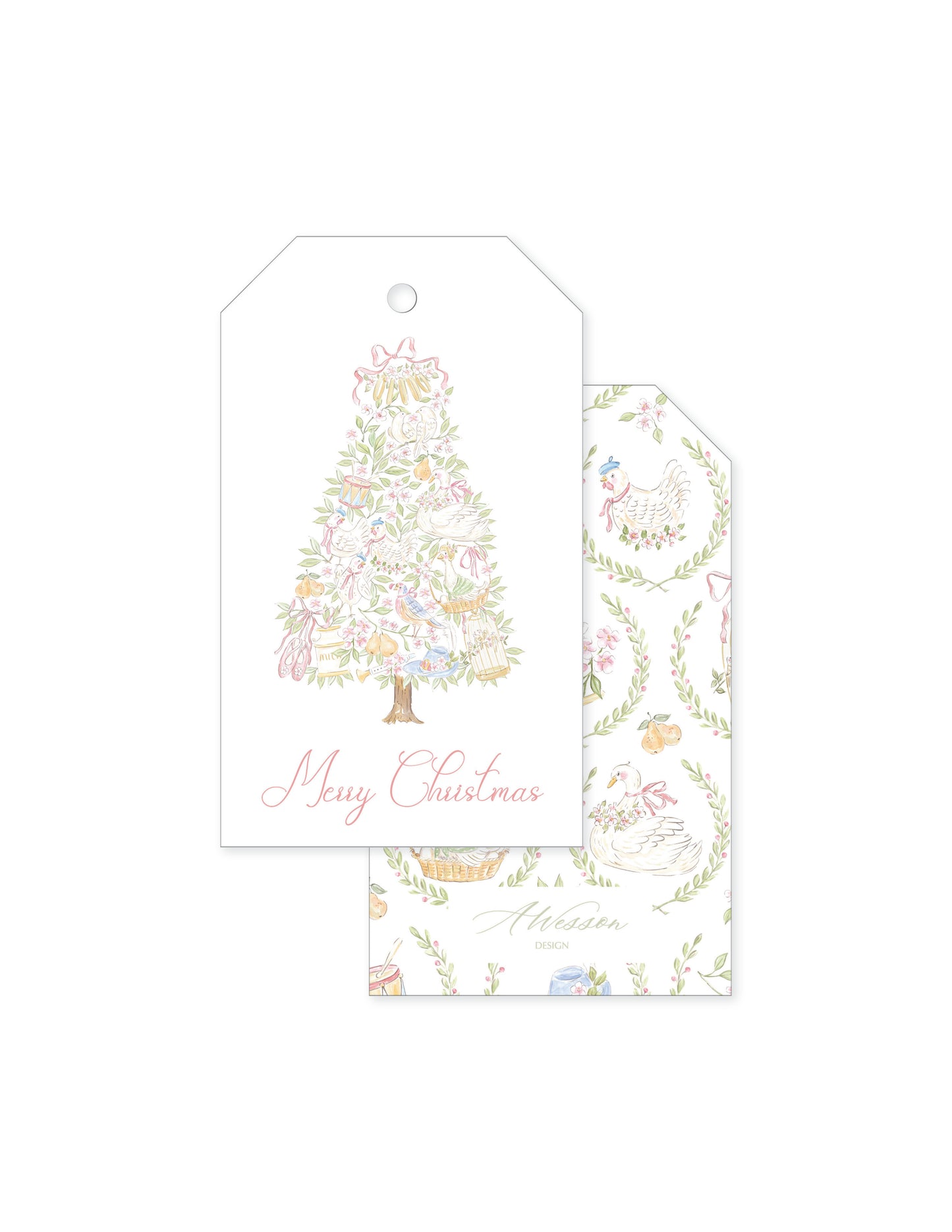 Partridge and Pears Tree Tag