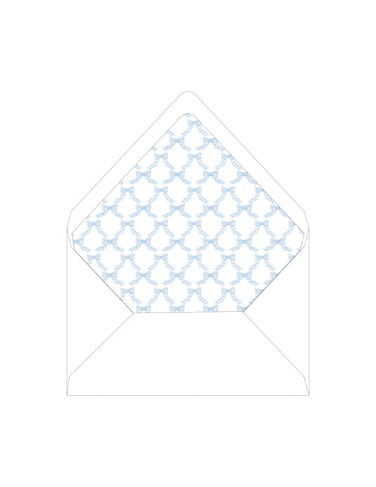 Chinoiserie Blue Bow Liner