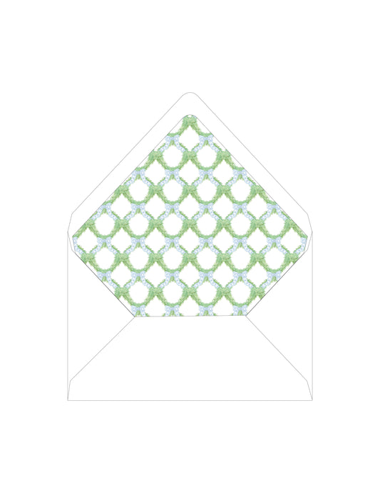 Chinoiserie Blue Wreath Liner