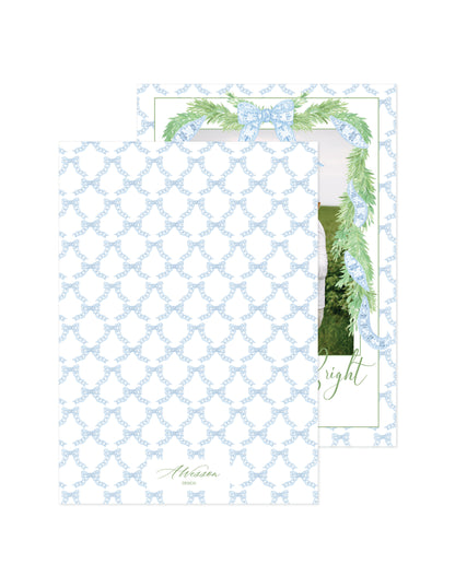 Chinoiserie Blue Bow