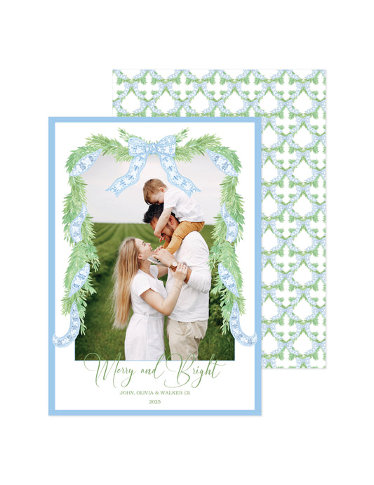 Chinoiserie Blue Border