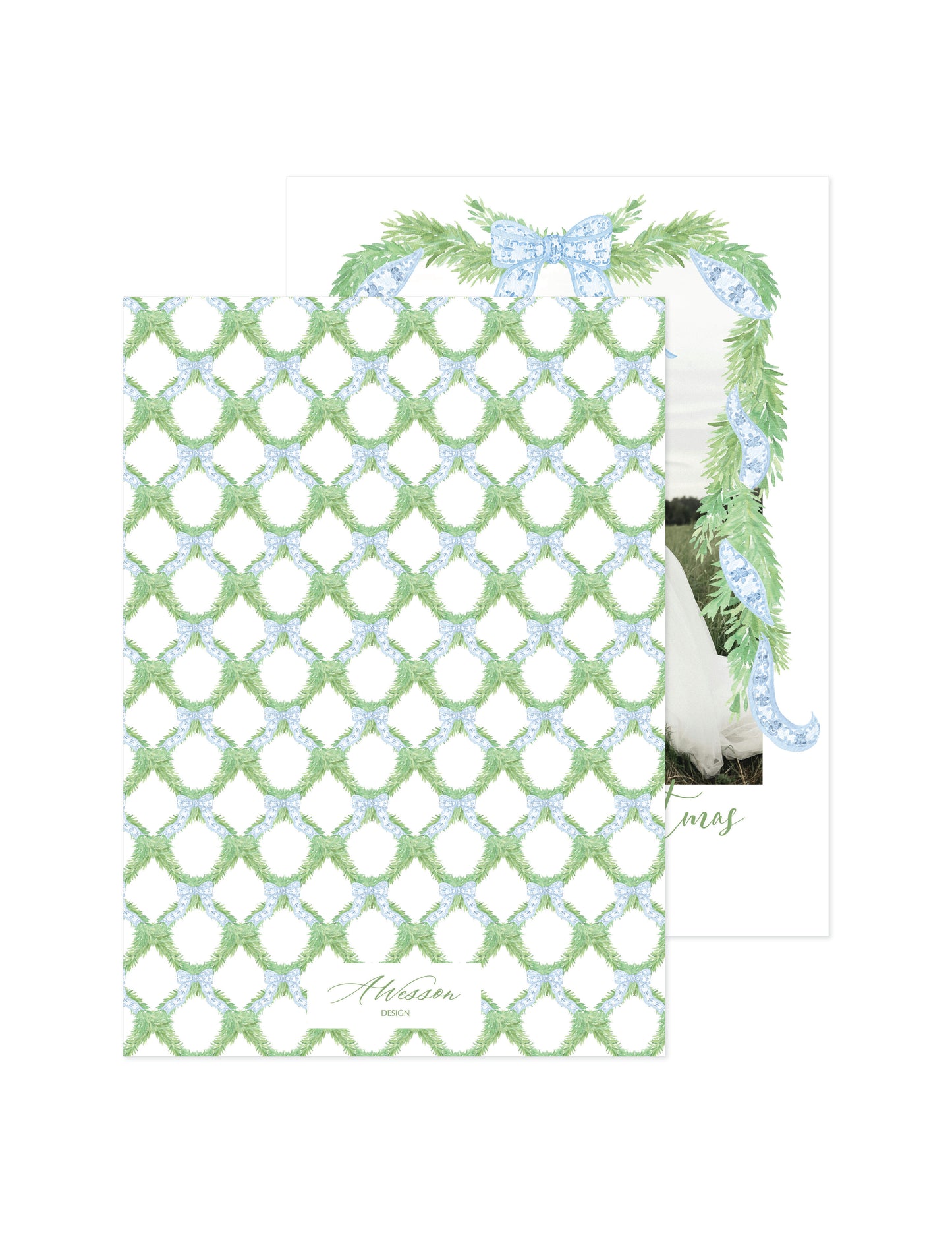 Chinoiserie Blue Garland