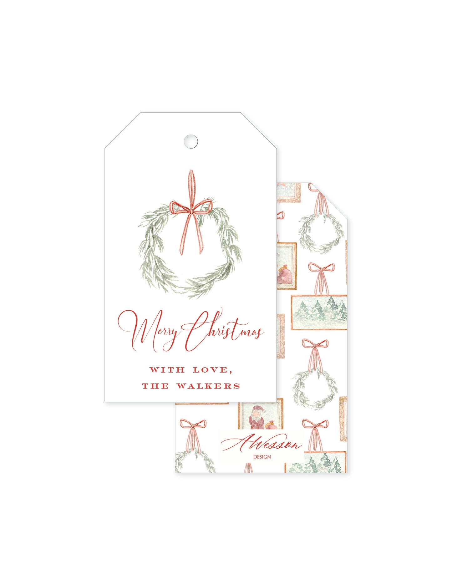 Classic Christmas Tag