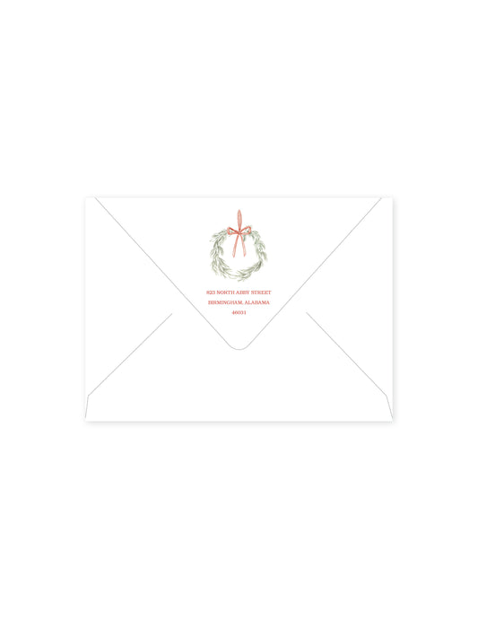 Classic Christmas Return Address