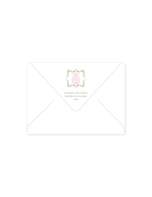 Carolina Christmas Ornament Return Address