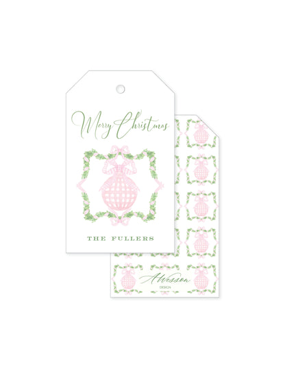 Carolina Christmas Ornament Tag