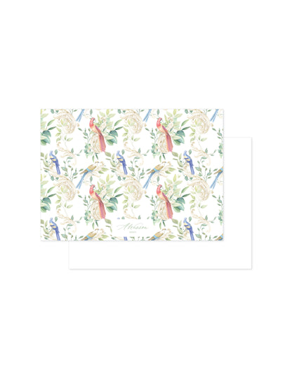 Ornate Gold Crest Notecard