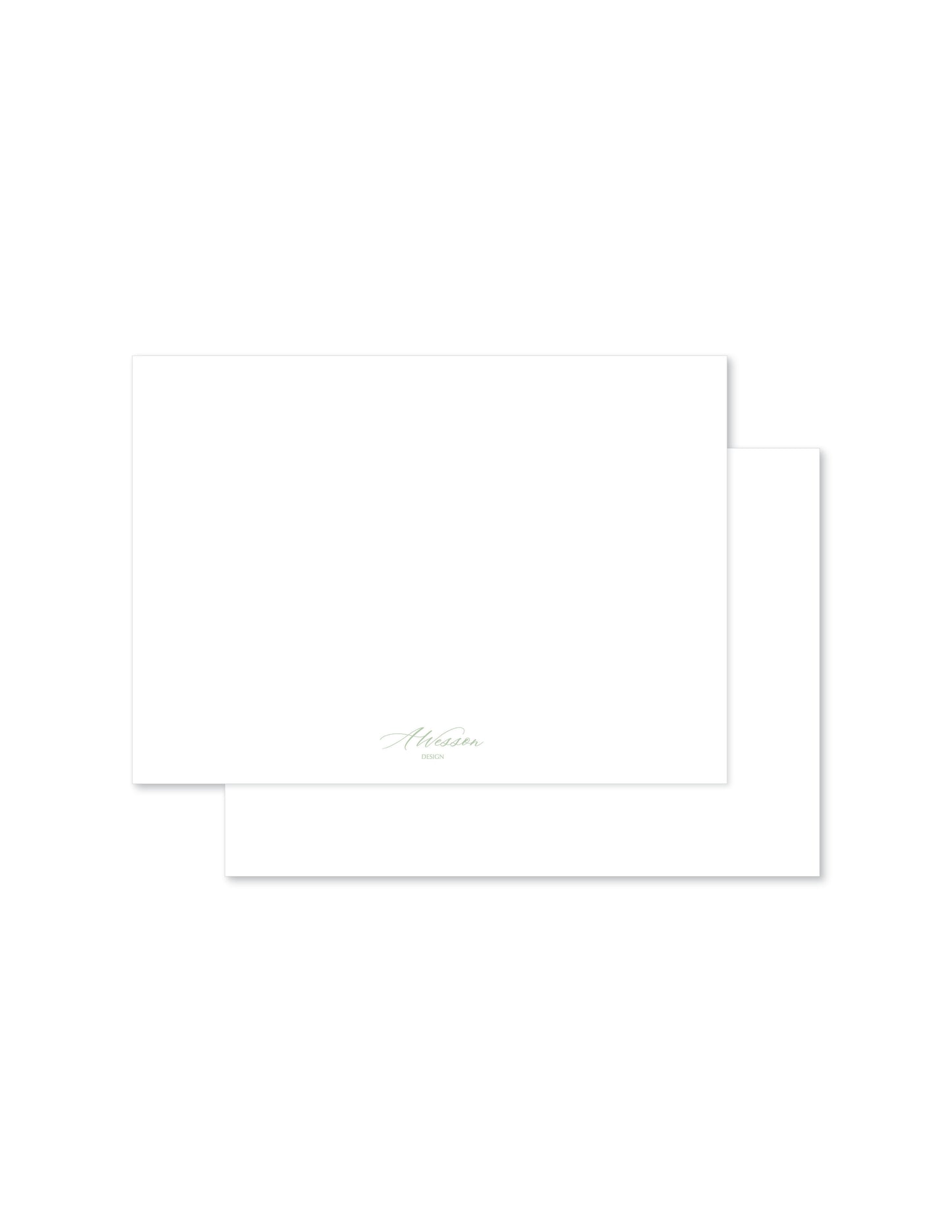 Ornate Gold Crest Notecard