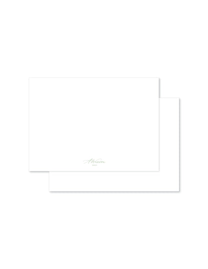 Ornate Gold Crest Notecard