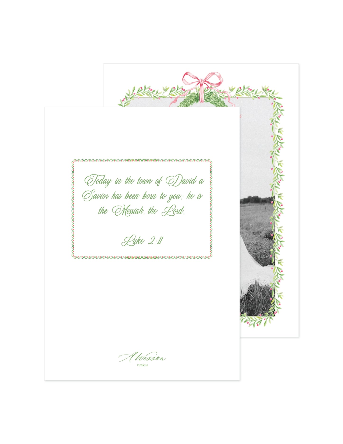 Christmas Holly Wreath