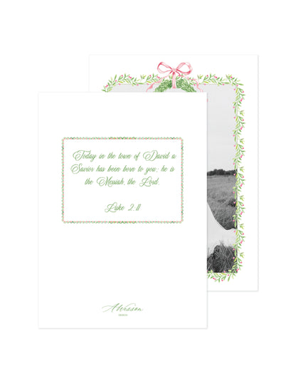 Christmas Holly Wreath