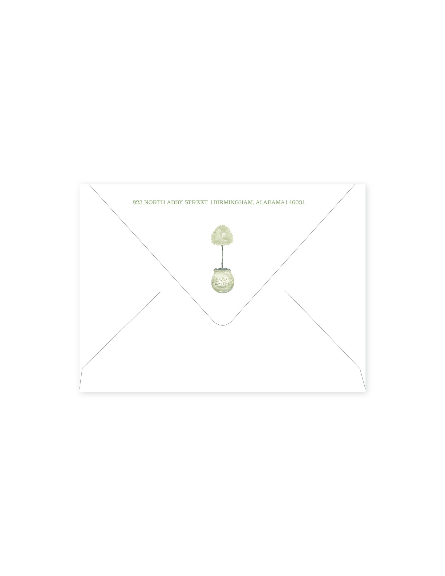 Olive Topiary Return Address