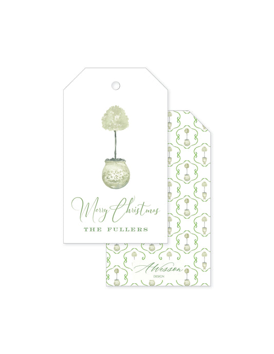 Olive Topiary Tag