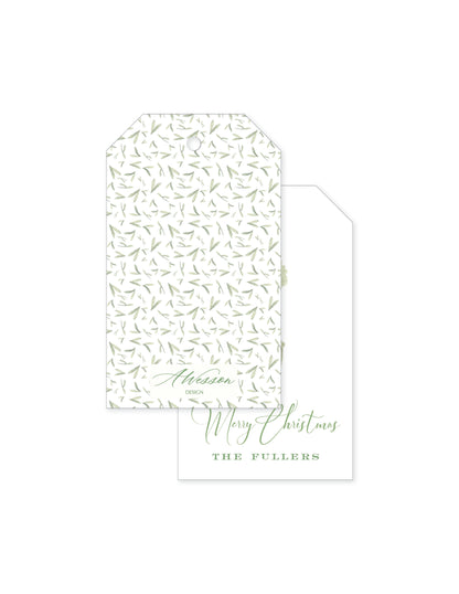 Olive Topiary Classic Tag