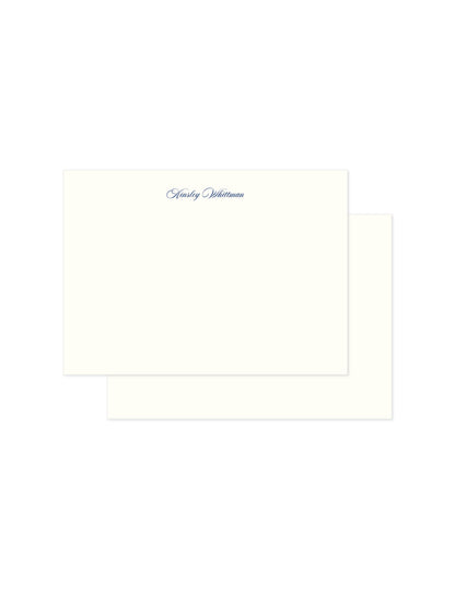 Custom notecard stationery