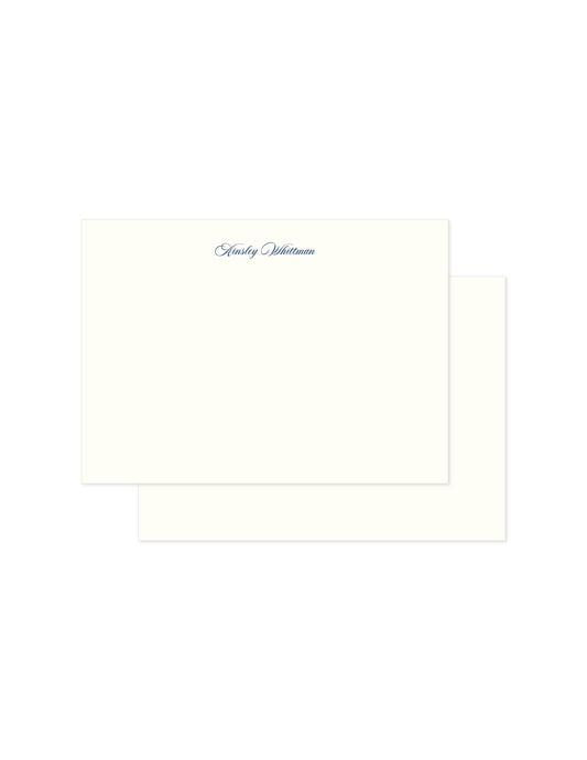 Custom notecard stationery