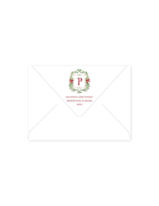 The Merry Crest Return Address